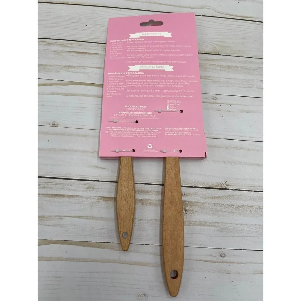 Valentines Bee Mine spatula set NEW decorative cooking Silicone hearts